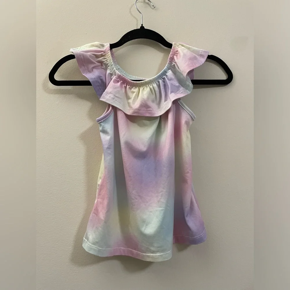 Adorable btween‎ Girls Flutter Pastel Rainbow Top - 8